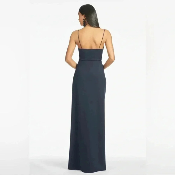 Sachin & Babi Paulina 4-Way Stretch Crepe Gown Navy Blue Size 4 - Picture 2 of 8